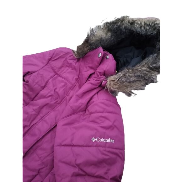 Columbia Women's Purple Insulated Winter Jacket, Size Small - Picture 2 of 3